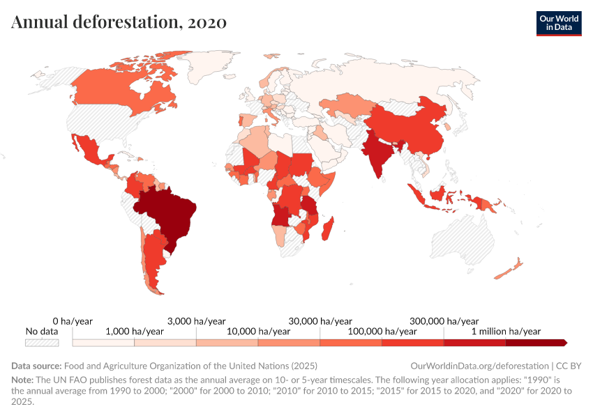 A thumbnail of the "Annual deforestation" chart