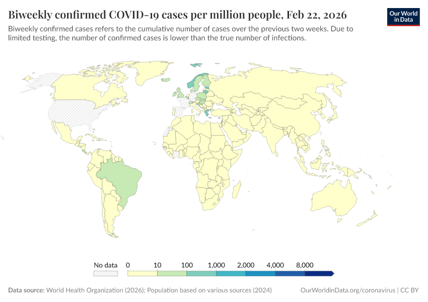 A thumbnail of the "Biweekly confirmed COVID-19 cases per million people" chart