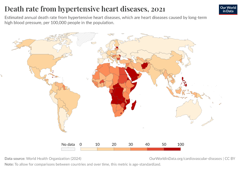 A thumbnail of the "Death rate from hypertensive heart diseases" chart