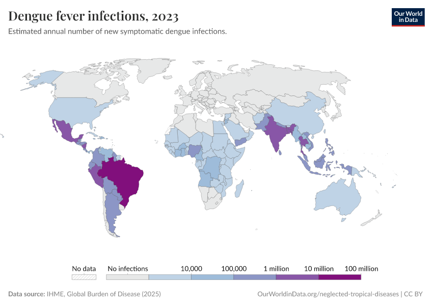 A thumbnail of the "Dengue fever infections" chart
