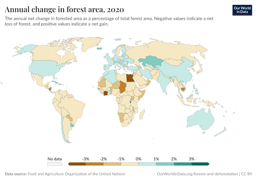 A thumbnail of the "Annual change in forest area" chart