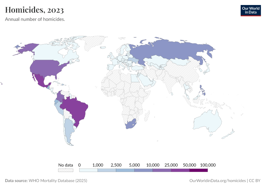 A thumbnail of the "Homicides" chart