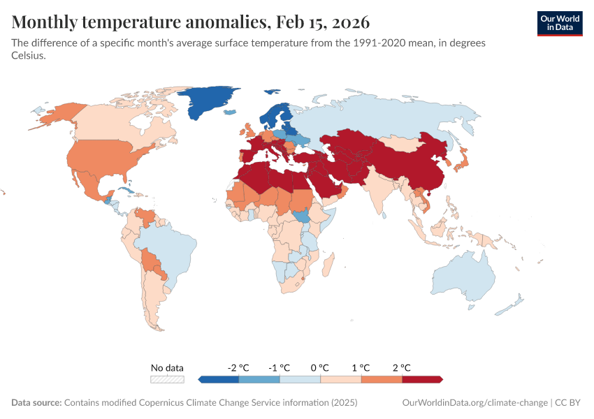 A thumbnail of the "Monthly temperature anomalies" chart