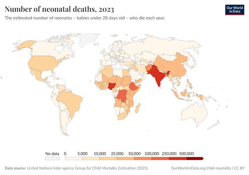 A thumbnail of the "Number of neonatal deaths" chart