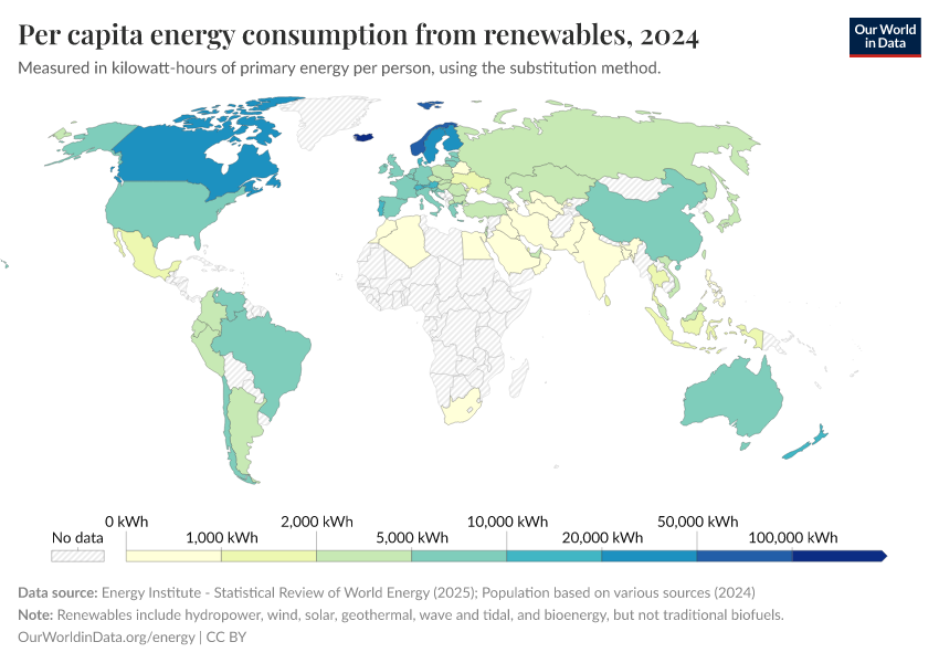 A thumbnail of the "Per capita energy consumption from renewables" chart