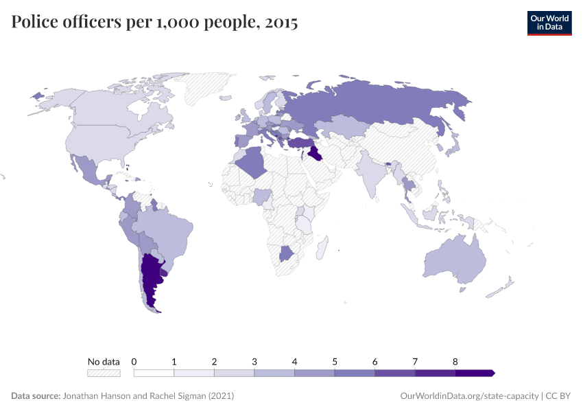 A thumbnail of the "Police officers per 1,000 people" chart