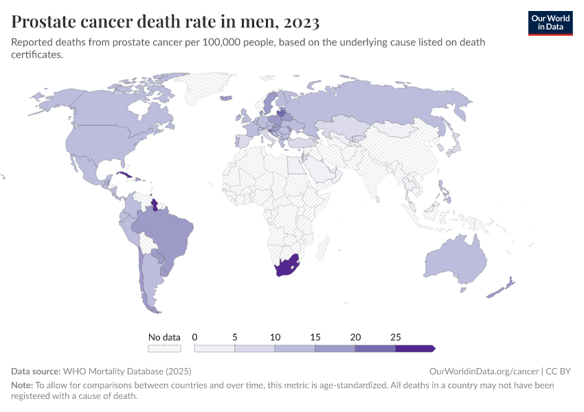 A thumbnail of the "Prostate cancer death rate in men" chart