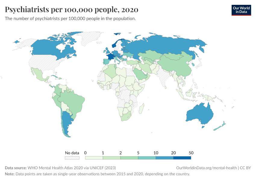 A thumbnail of the "Psychiatrists per 100,000 people" chart