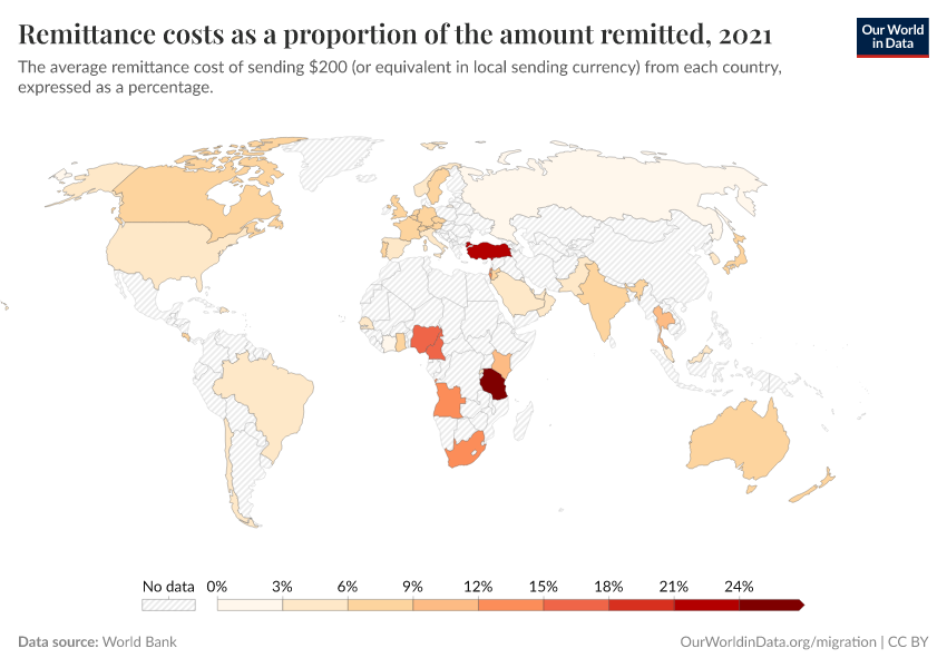 A thumbnail of the "Remittance costs as a proportion of the amount remitted" chart