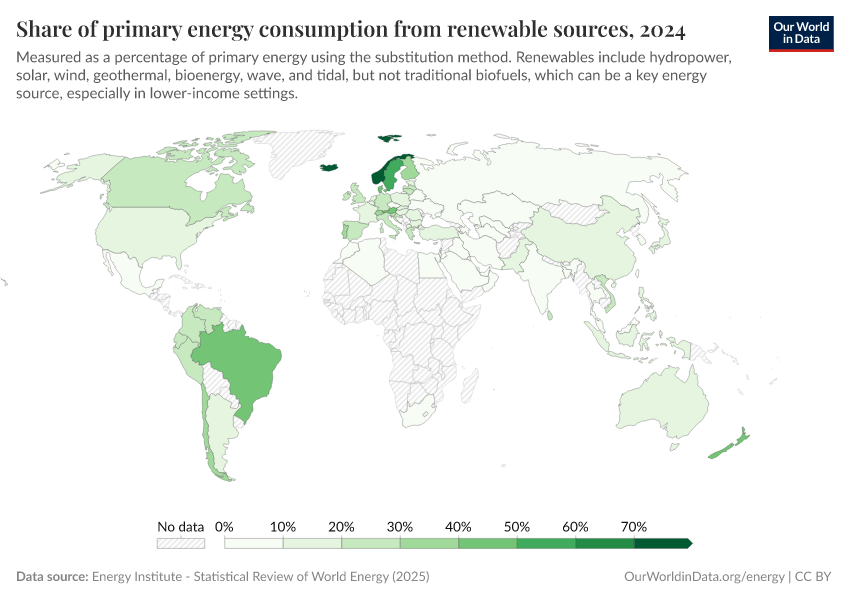 A thumbnail of the "Share of primary energy consumption from renewable sources" chart