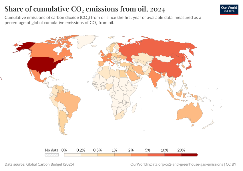 A thumbnail of the "Share of cumulative CO₂ emissions from oil" chart