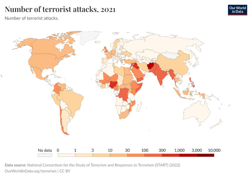 A thumbnail of the "Number of terrorist attacks" chart
